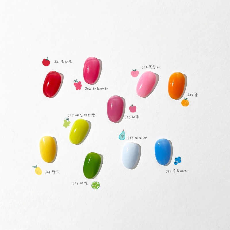 Miss Milo Jam Non-Wipe Syrup Gel 10-piece set / 미스밀로