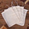 AKOAK 20 Pcs 4 x 3 Inches Muslin Drawstring Bags,Natural