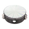 6 Inch Tambourines Double Row Melodious Polished Reflective Drum Hand