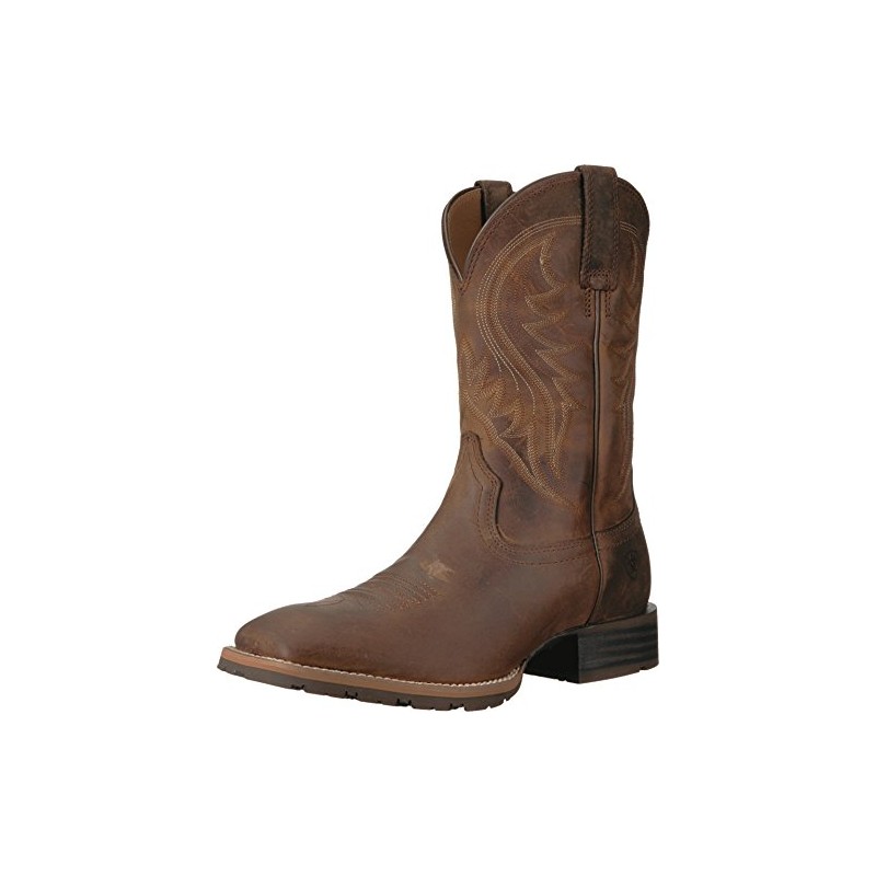 ARIAT Mens Hybrid Rancher Western Boot Distressed Brown 12