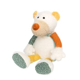sigikid 43235 Patchwork Soft Toy, Multi-Colour/Polar Bear