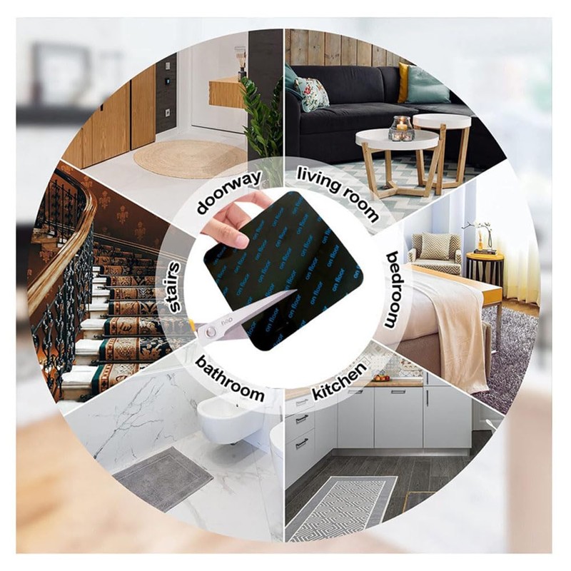 Natiform Carpet Anti-Slip Mat (5.4 x 3.9 inches (138 x