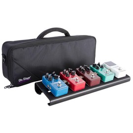 OnStage On-Stage GPB2000 Compact Pedal Board with Gig Bag, Black
