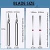 DULIWO Model Scribing Blade - Tungsten Steel Dual Thickness 0.10mm