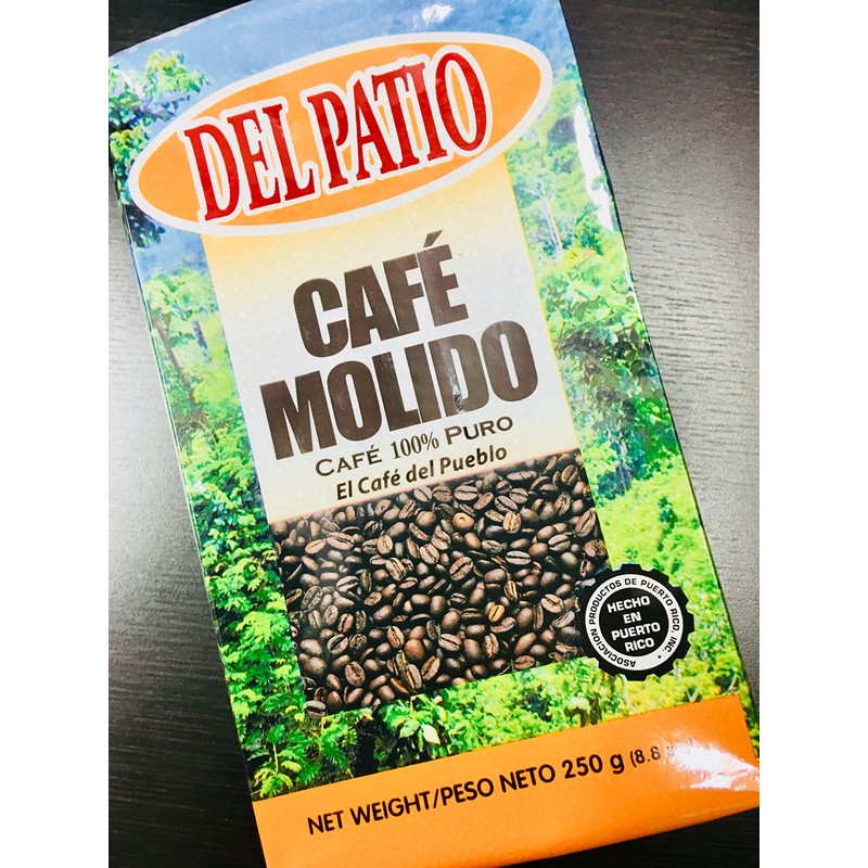 Del Patio Cafe Molido (Ground Coffee) 8.8 Ounces