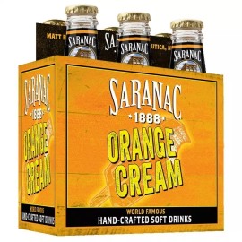 Saranac Orange Cream Soda - 6 Pack of 12oz Glass Bottles Unopened