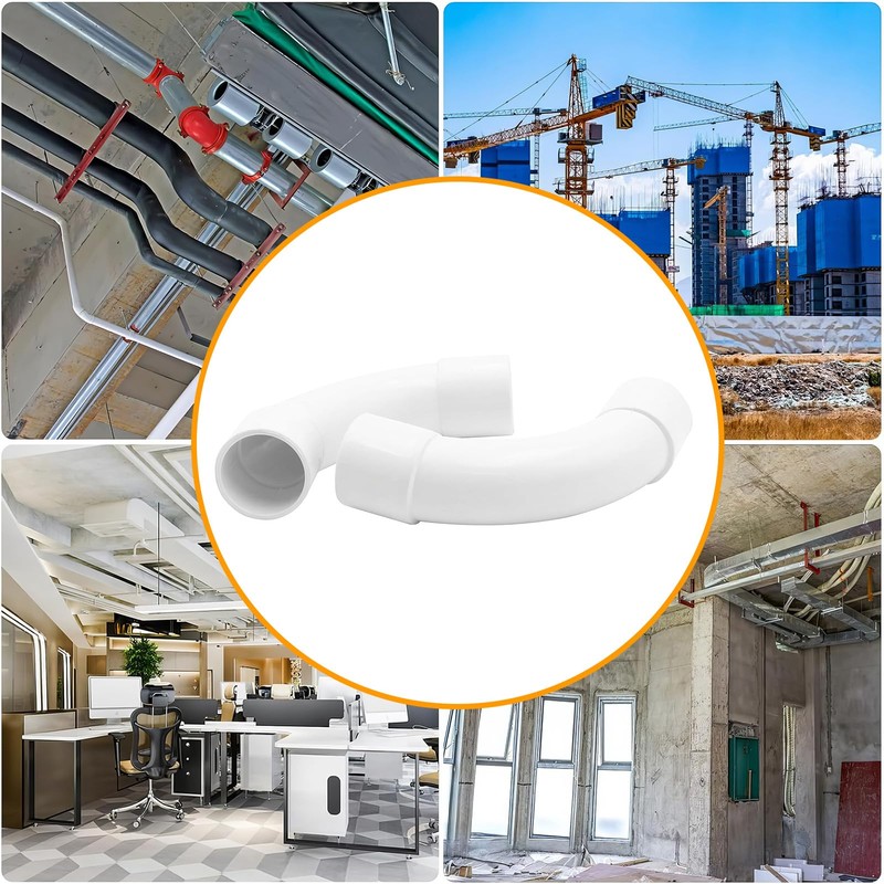 ZWWOGE Pack of 12 Pipe Elbows M16 PVC Pipe Elbow