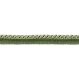 DÉCOPRO 5/16" (0.5cm) Medium Cotton Twisted Rope Cord with Lip | Cord Trim (Style# 0516HRL) Dark Brown Green #61601 (Forest Green Olive Brown Dark Beige) Sold by The Yard (36"/3 ft/0.9m)