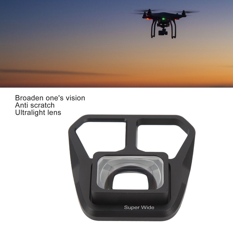 External Wide Angle Lens Filter HD Optical Glass Lens Aluminum