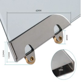 Shower Door Rollers Wheels, Stainless Steel Runner Pulley Roller Ultra Thin 4Pack Shower Bottom Wheels Replacement Shower Door Fixing Pulleys Display Cabinet Door Glass Pulley Fit 5mm Thickness Glass