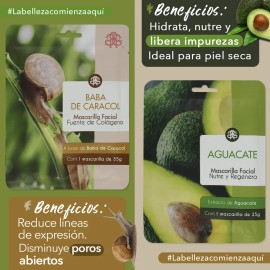 Set 10 Mascarilla Facial Frutal Hidratante Cuidado Piel Tipo De Piel Mixta                                                                            