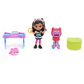 Gabby's Dollhouse Cat tivity Set, Kitty Karaoke Party - Music Set with Gabby and DJ Catnip, 2 Accessories, Surprise Box and Furniture, Suitable for Children from 3 Years