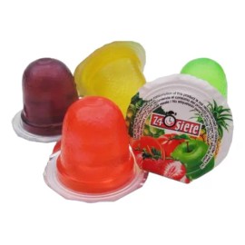 Mini Gelatina Frutales Sabores Surtidos 50 Piezas 24/SIETE