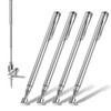 4 PCS Stainless Steel Telescopic Magnetic Pickup Tool, Extendable Grabber,