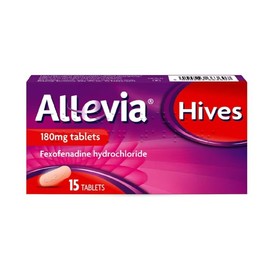 Allevia Hives 180mg Tablets - 15 Tablets