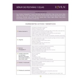 Lóvila Sérum Para Pestañas Y Cejas. Nutre, Fortalece Y Alarga.