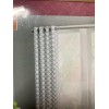 allen + roth 84'' White Navy Cotton Light Filtering Grommet
