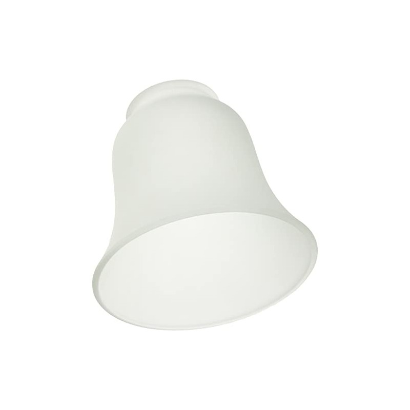 Westinghouse Lighting 8703640 4.3 cm Frosted Glass Bell Shade, White,