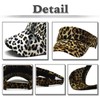 White Fang CA963 Visor, Sun Visor, Hat, Leopard Pattern, Animal,