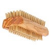 Redecker Natural Pig Bristle Nail Brush with Waxed Olive Wood