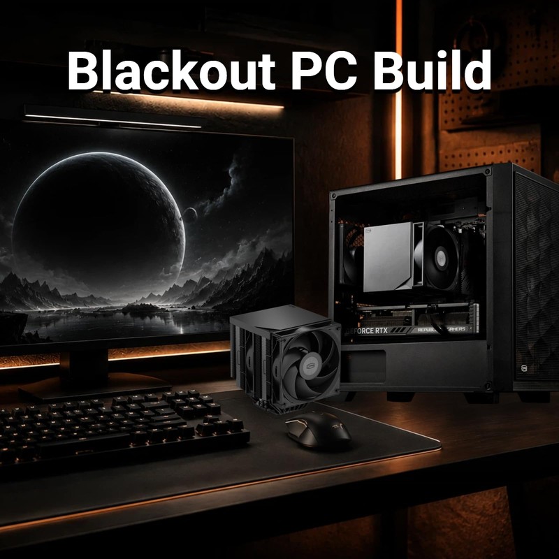 PCCOOLER RT720TC CPU Air Cooler, 270W TDP Dual Tower 7