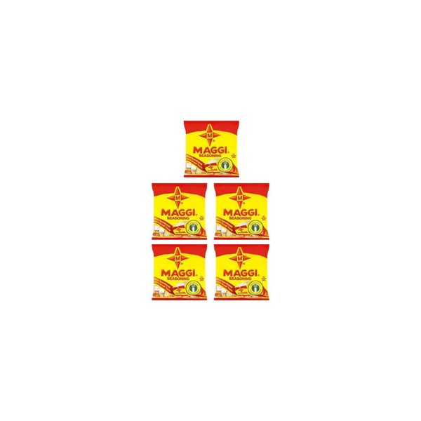 Maggi Nigerian Star Seasoning Cubes - 400gm (Pack of 5) | Authentic Flavor Enhancer | Richness of Nigerian Flavour | Versatile Cooking Companion…
