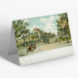 GREETING CARD - Vintage Illinois USA - Chicago. Michigan Avenue from 35th Street