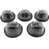 GLOFE Roof Running Cab Marker Light Smoked Cover Lens/Base Compatible