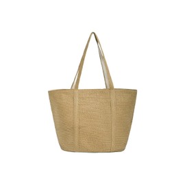 UIBRN Straw Bags for Women, Woven Straw Tote Bag Raffia Beach Shoulder Handbag for Summer Travel 2025