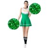 PUZINE 4 Pack 13" Cheerleading Metallic Foil & Plastic Ring