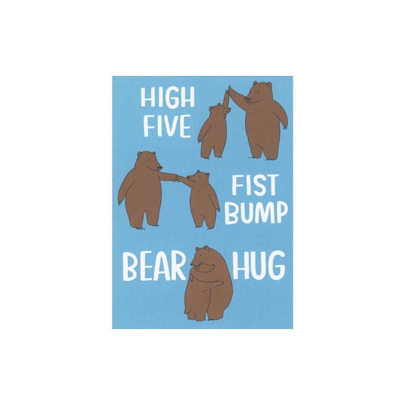 Sellers Publishing RSVP High Five, Fist Bump, Bear Hug Father's