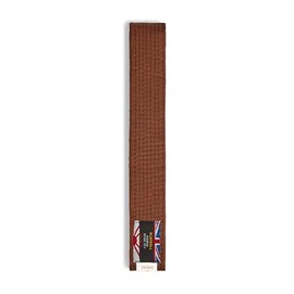 Playwell Martial Arts Cotton Solid Coloured Grading Belt - (Karate, Judo Taekwondo) (Brown, 300cm)