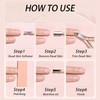 Cuticle Pusher Professional Stainless Steel - Double-Sided Cuticle Tool for