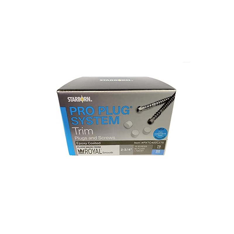 Pro Plug Kit for PVC Trim - Royal Smooth Trim