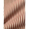 Red Woven Ticking Fabric by The Yard 44/45" Wide