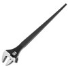 12-Inch Adjustable Spud Wrench, Heavy Duty Alloy Steel, SAE and