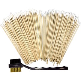HTS 101P2 201 Pc Cleaning Set, Cotton Tip Swab, Dual Head Nylon/Brass Brush