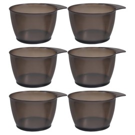 FOMIYES 6Pcs Hair Dye Bowls Stackable Plastic Mixing Bowls for Hair Color Application Lightweight Salon Supplies for Home and Professional Use