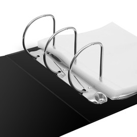 Show-Bill/Playbill Binder for Broadway and Theatre Show-Bills, Comes with 20 Sheet Protectors to Hold and Organize All Your Playbills, D-Ring, Black, by Ring Binder Depot