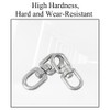 1 x Stainless Steel Swivel Ring M10 Swivel 360° Swivel
