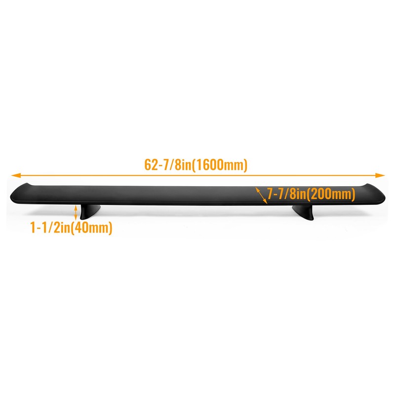 HECASA Rear Trunk Spoiler Wing Compatible with 1968-1972 Oldsmobile Cutlass