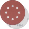YoiYee 800 Grit Sanding Discs Pads, 8 Holes, 125mm/5-inch Hook