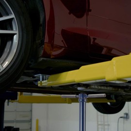 TCE TCE40753 Torin Steel Under Hoist Jack Stand: 3/4 Ton (1,500 lb) Capacity, Blue