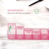 2 PCS Small Weekly Pill Organizer 7 Days,Pocket Daily Pill