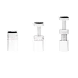 [Small Lab] Graphic Board Stand, GPU Stand, Sag Prevention Bracket, Compatible with ATX/M-ATX/ITX Size PC Cases, GPU Support (Silver, S Size 1.0 - 2.0 inches (2.6 - 5 cm)