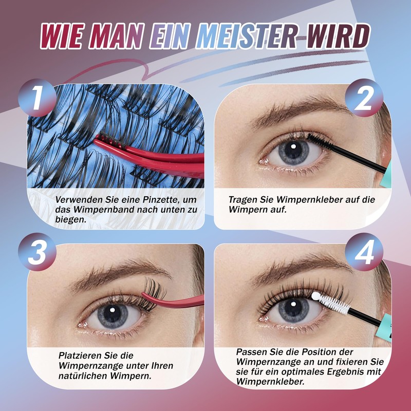 Mayhug Eyelash Extensions Set, Natural Lash Extension Set, 8-18 mm,