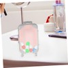 Garneck 2pcs Mini Plastic Suitcase Makeup Box - Portable Hard
