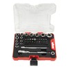 GOODRIG Socket Wrench Set of 35 Pcs 1/4 Inch (6.35