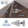 Soft Close Cabinet Hinges 4 Pack 4D Adjustable with Speed