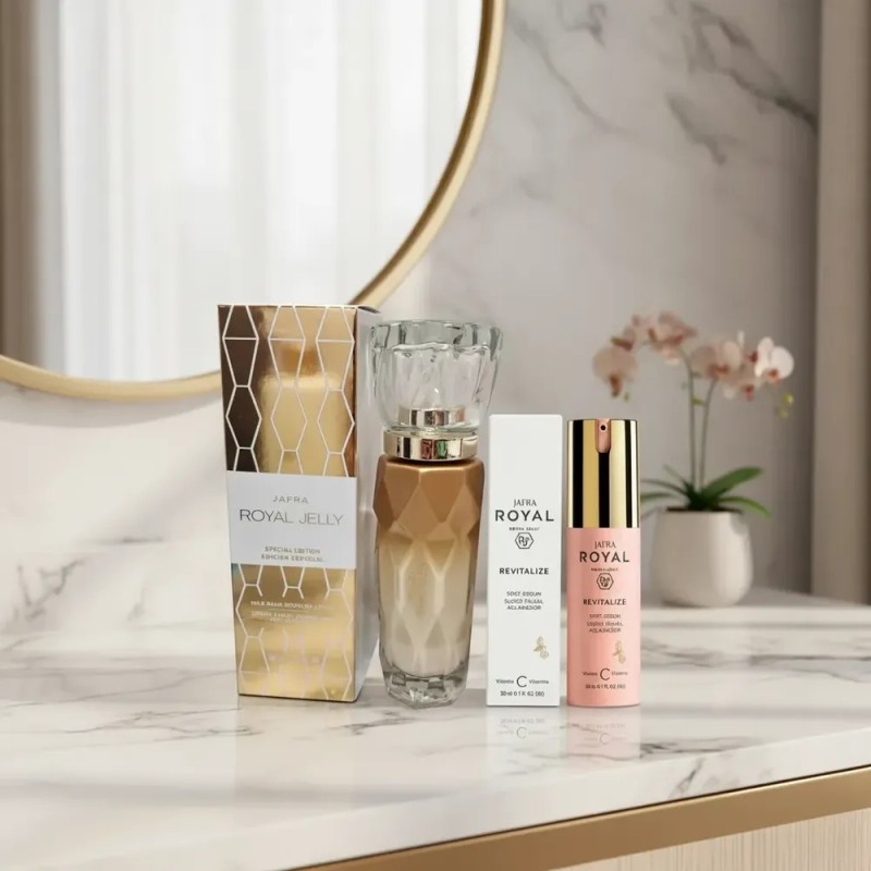 Set Jafra Royal Jelly Crema Jalea Real 100ml+suero Aclarador
